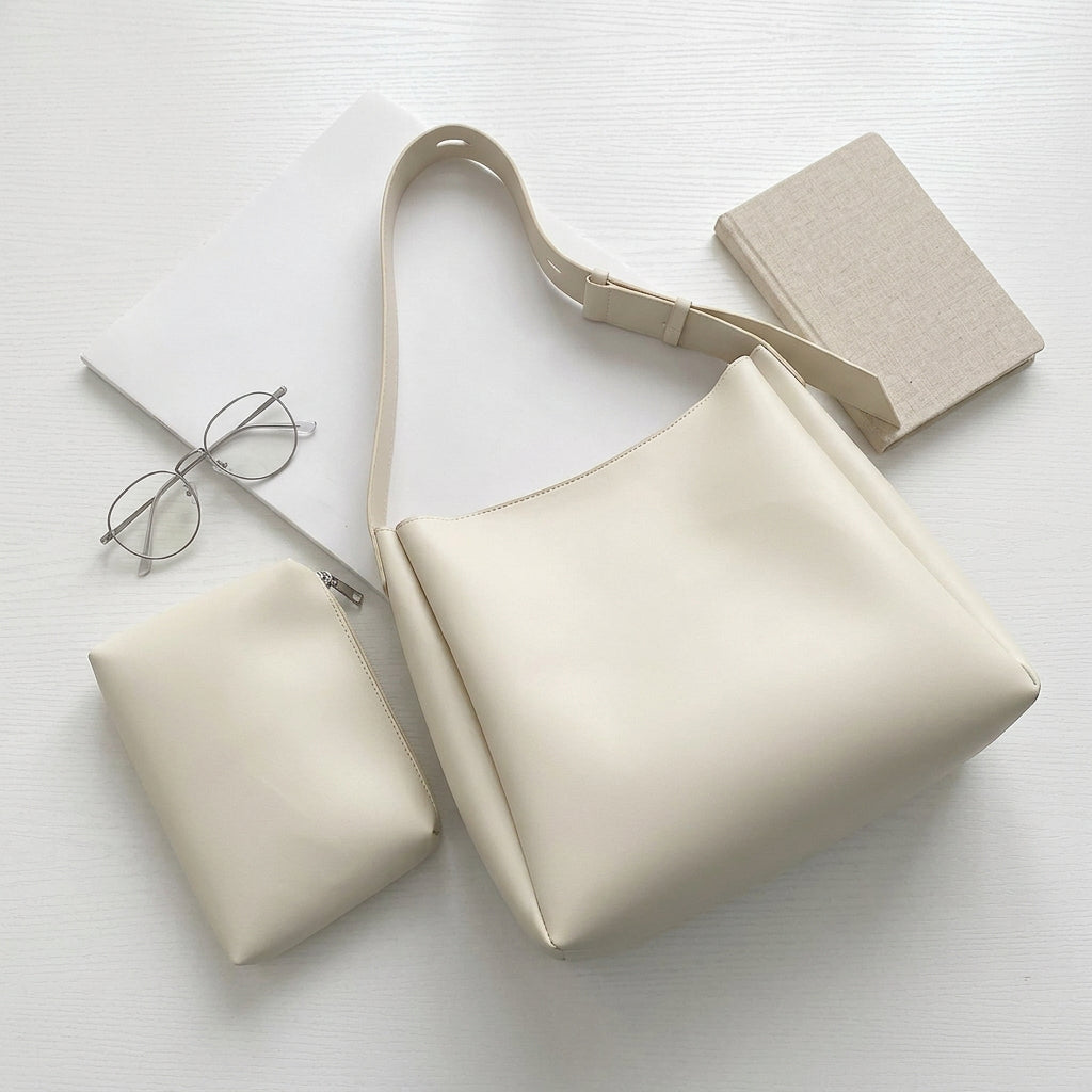 Fiona Hobo Bag - PU Leather Spacious Carry - Image 13