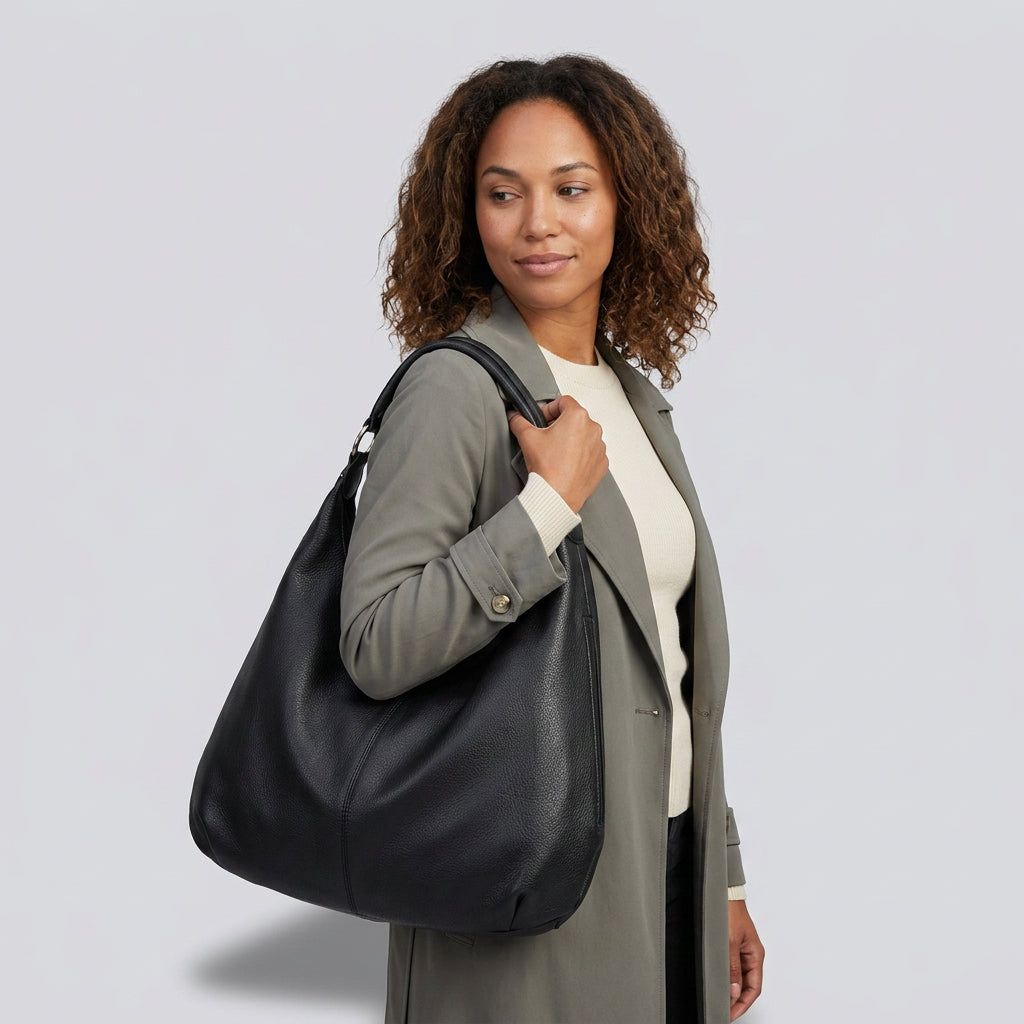 Aura Hobo Bag - PU Leather Spacious Carry - Image 5