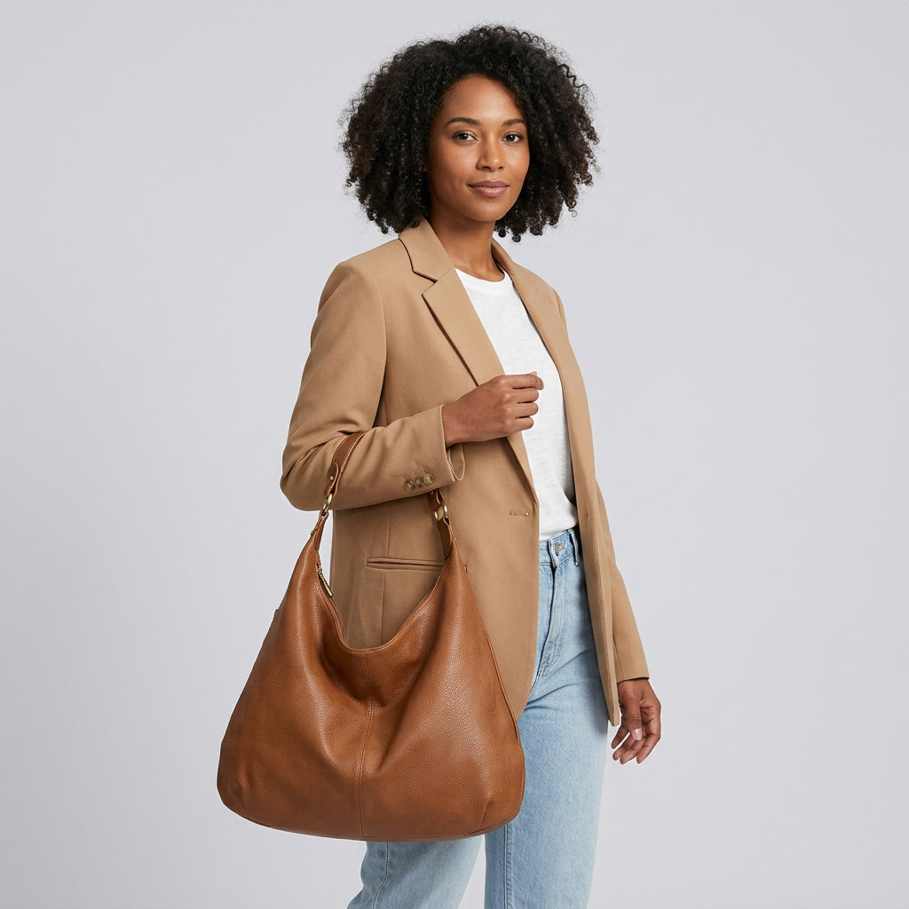 Aura Hobo Bag - PU Leather Spacious Carry - Image 7