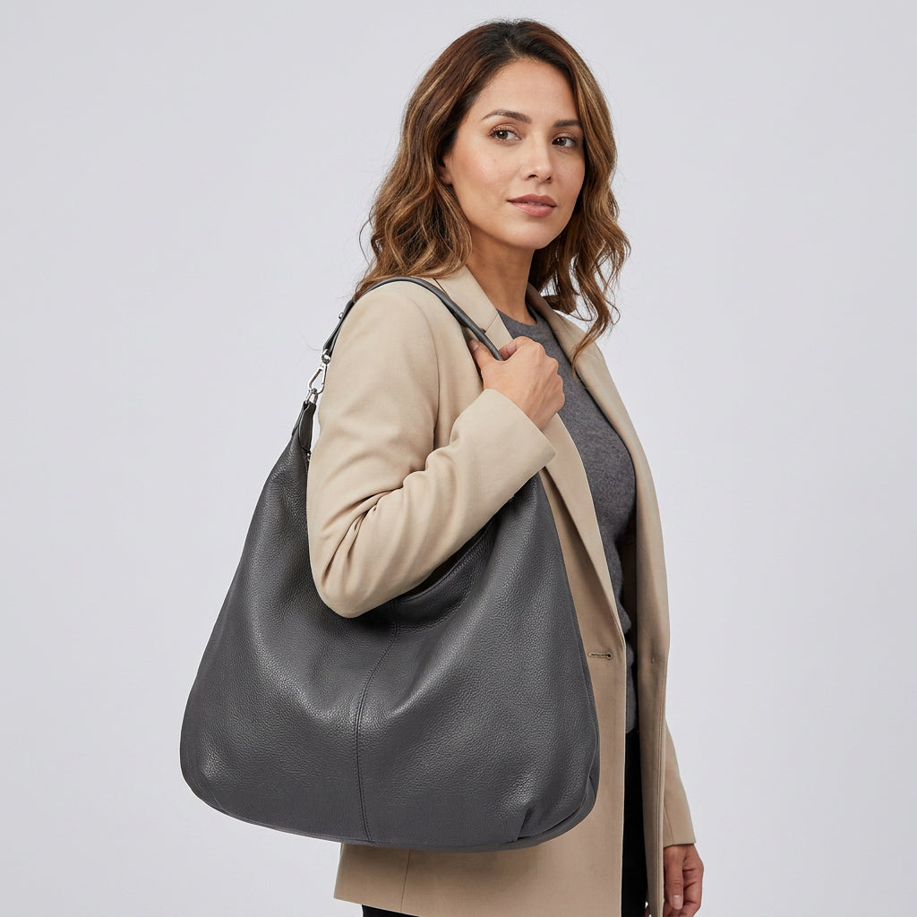 Aura Hobo Bag - PU Leather Spacious Carry - Image 12