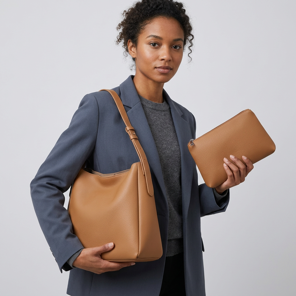 Fiona Hobo Bag - PU Leather Spacious Carry - Image 2
