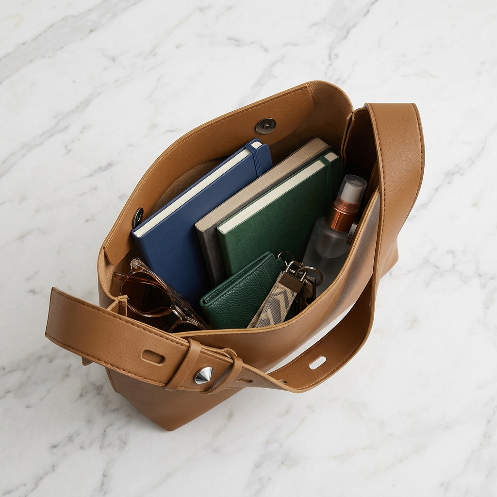Fiona Hobo Bag - PU Leather Spacious Carry - Image 5