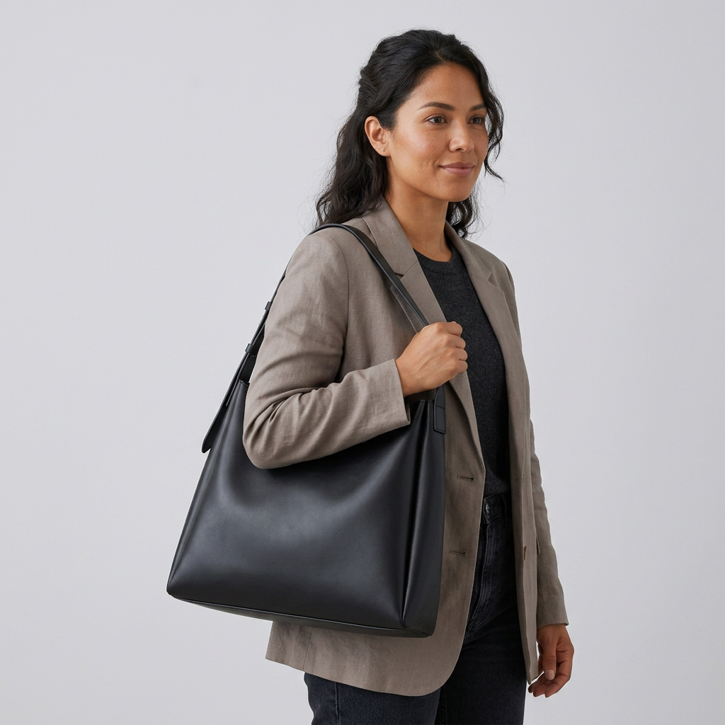 Fiona Hobo Bag - PU Leather Spacious Carry - Image 11